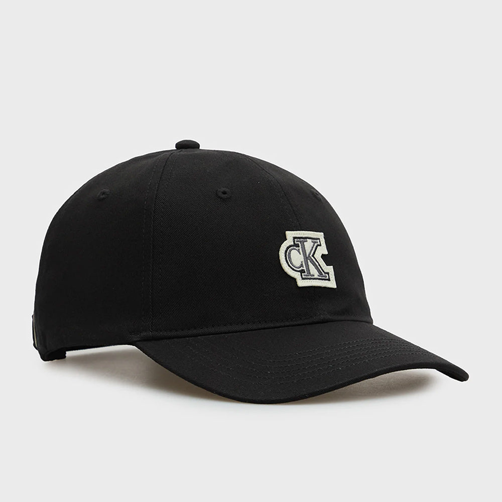 Cotton Twill Patch Cap - Black