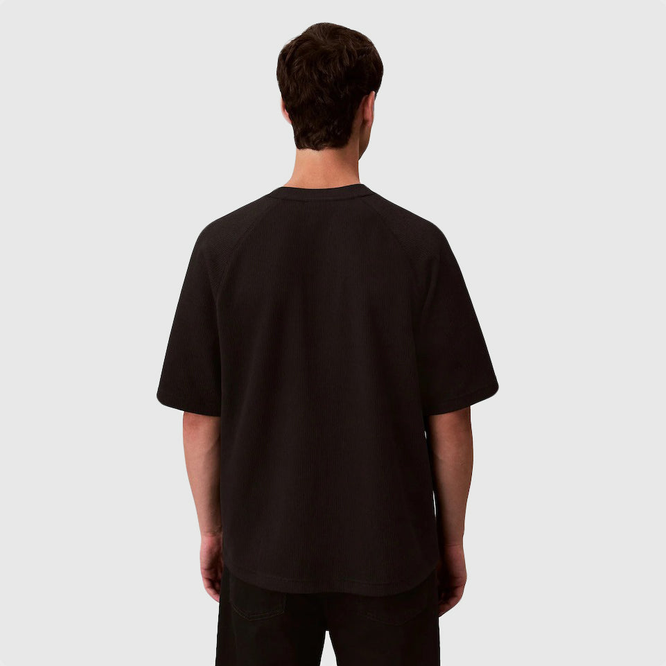 Cozy Flatback Rib T-Shirt - Black