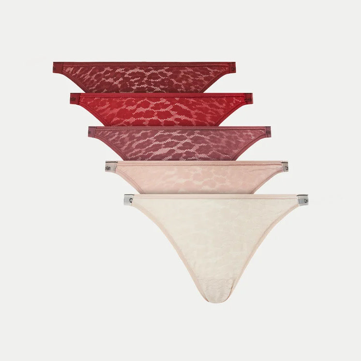 Calvin Klein 5 Pack String Tanga - Multi |ThirdBaseUrban