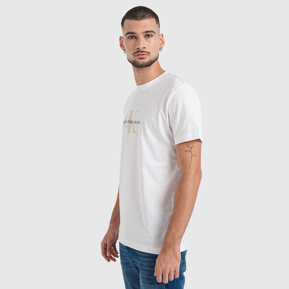 Distressed Monologo T-Shirt - White