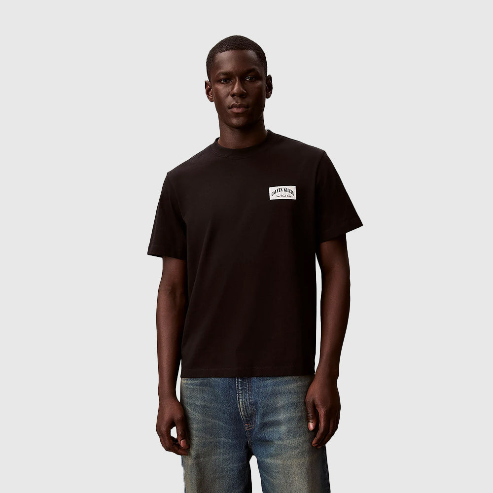 Varsity Badge T-shirt - Black