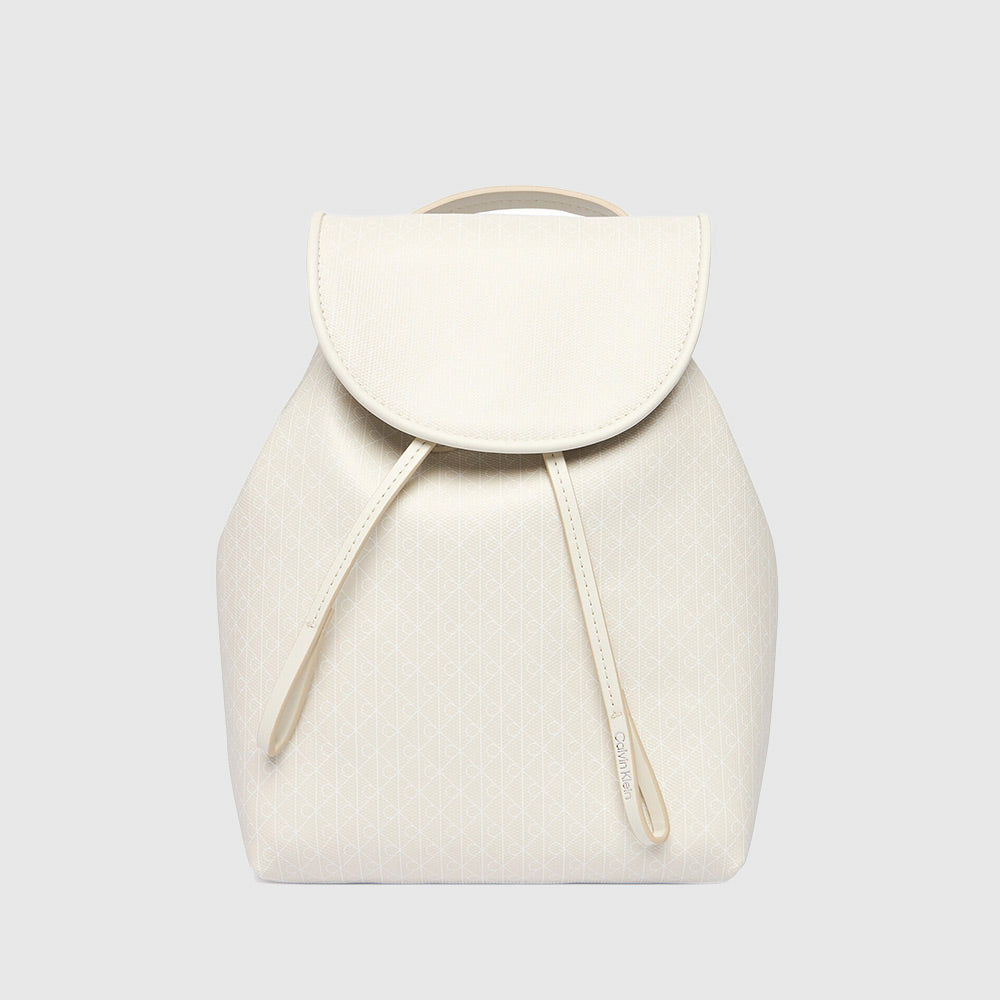 Emblem Aop Mini Backpack - White