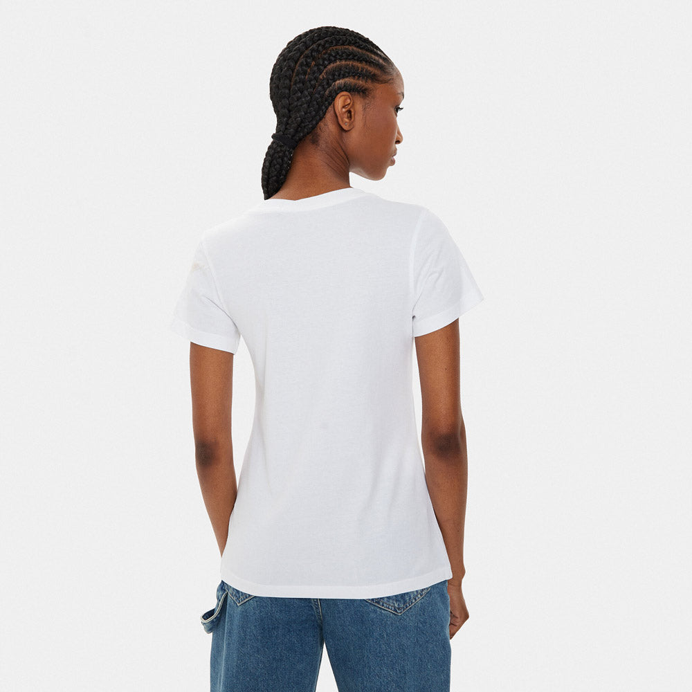 Faded Monologo T-Shirt - White