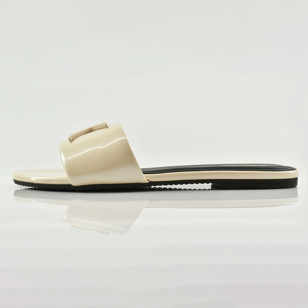 Flat Sandal Slide - Blush