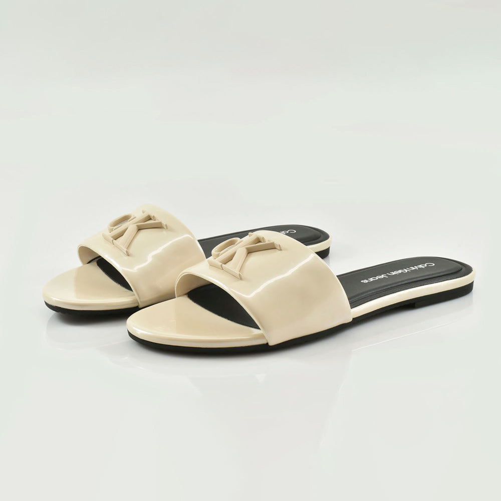 Flat Sandal Slide - Blush