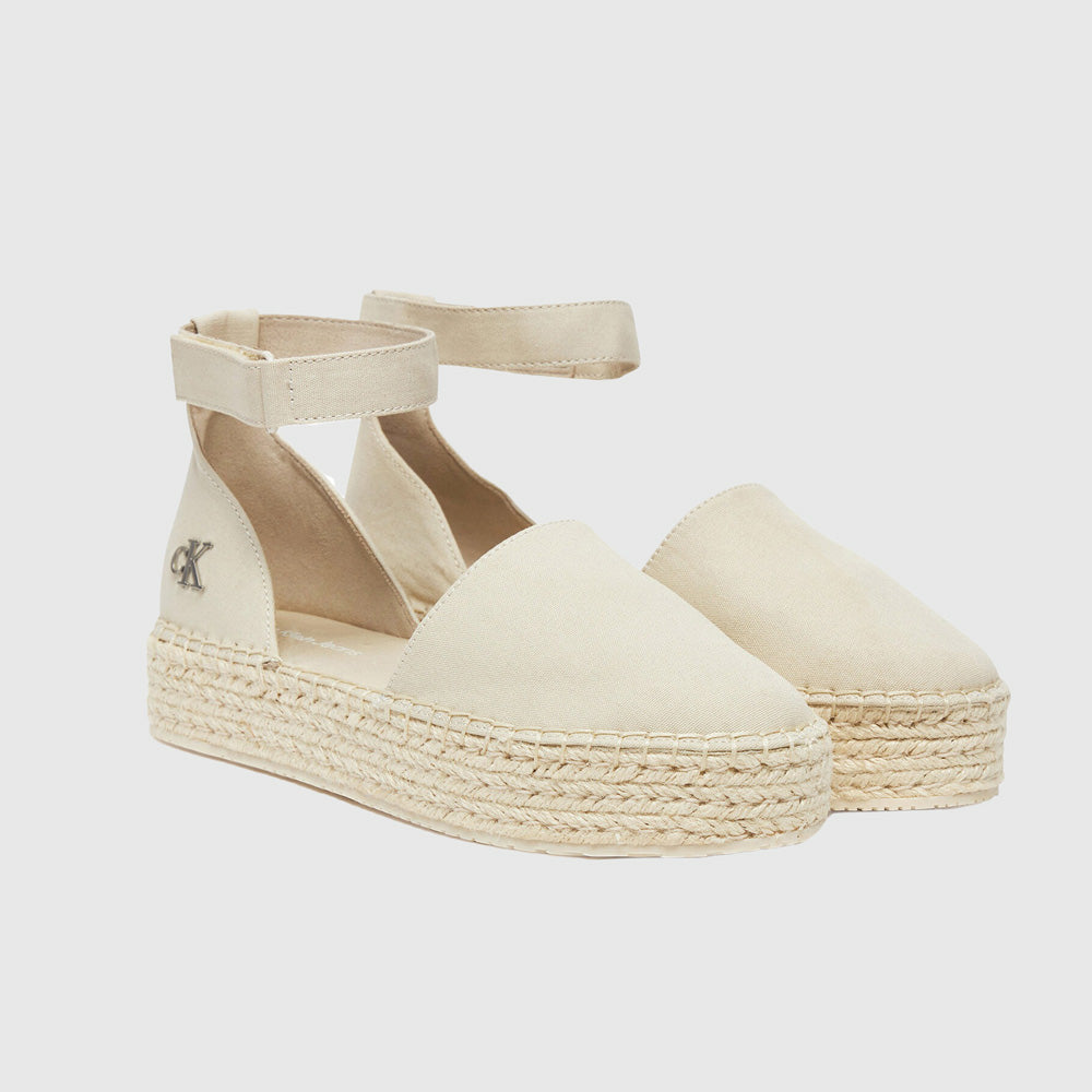 Flatform Espadrille - Beige