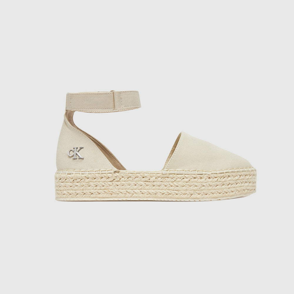 Calvin Klein Flatform Espadrille - Beige |ThirdBaseUrban