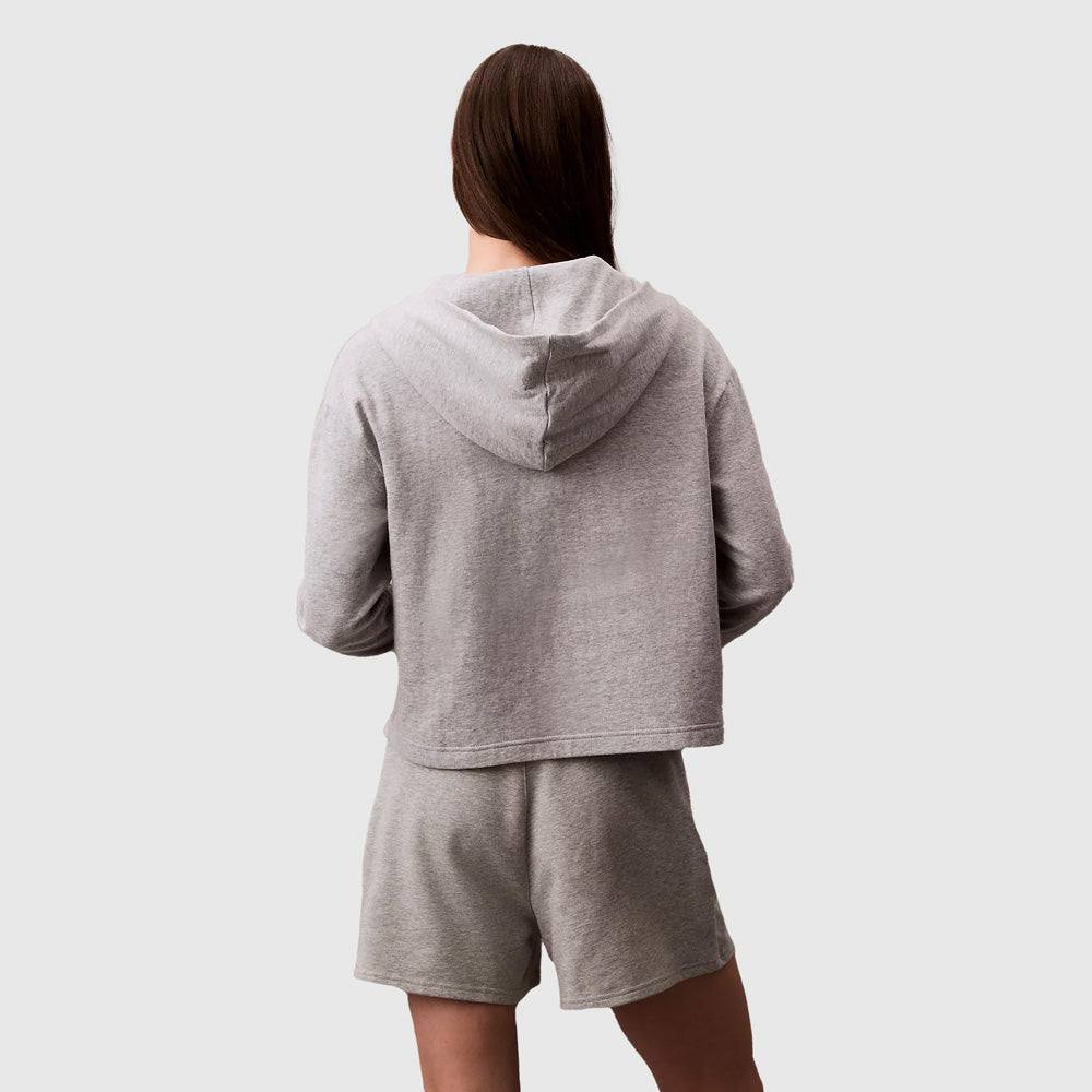 Zip Hoodie - Grey Heather