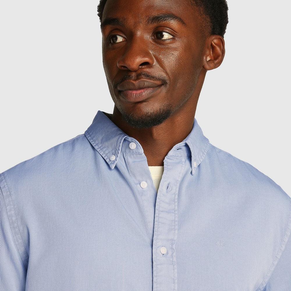 Garment Dyed Shirt - Blue