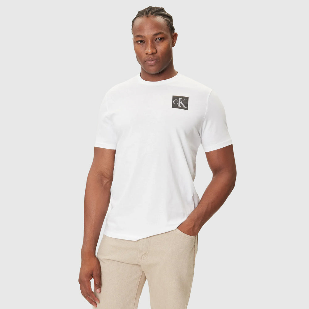 Calvin Klein Gradient Monogram T-Shirt - White |ThirdBaseUrban