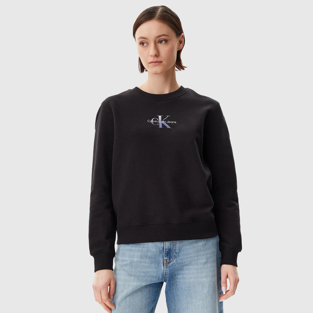 Calvin Klein Gradient Monologo Sweater - Black |ThirdBaseUrban