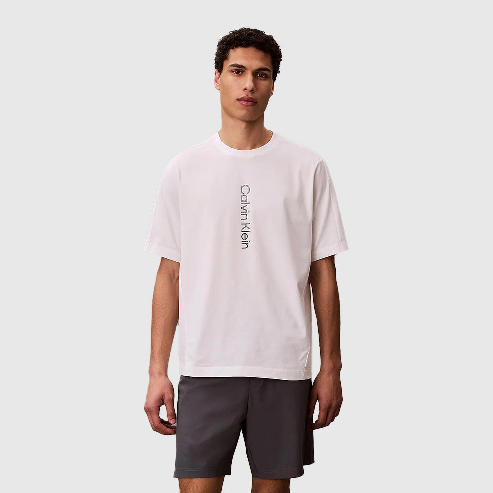 Performance Cotton Blend Gym T-Shirt - White