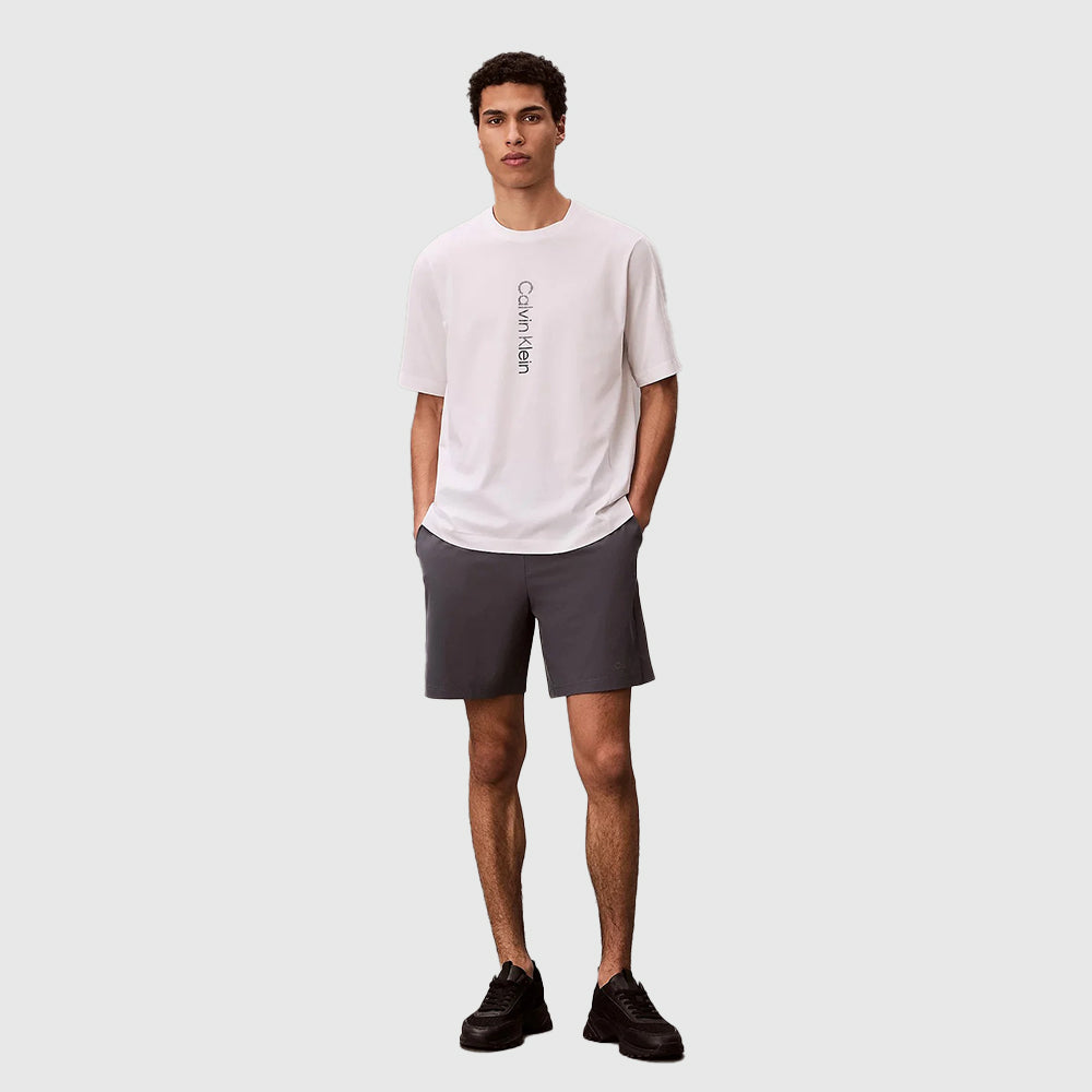 Performance Cotton Blend Gym T-Shirt - White