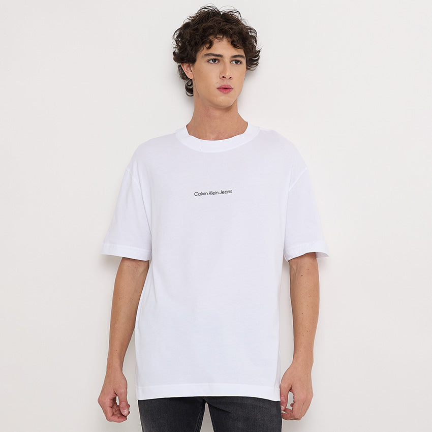 Grid Monogram T-Shirt - White