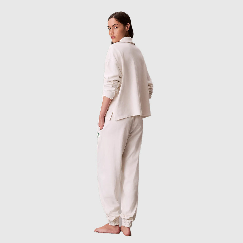 Cotton Heritage Logo Lounge Joggers - Off White