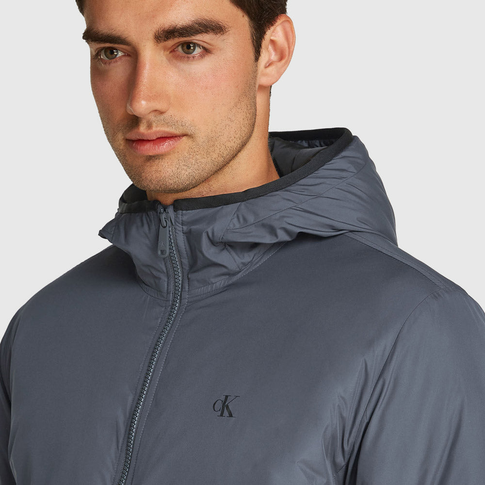 Hi-Neck Jacket - Navy