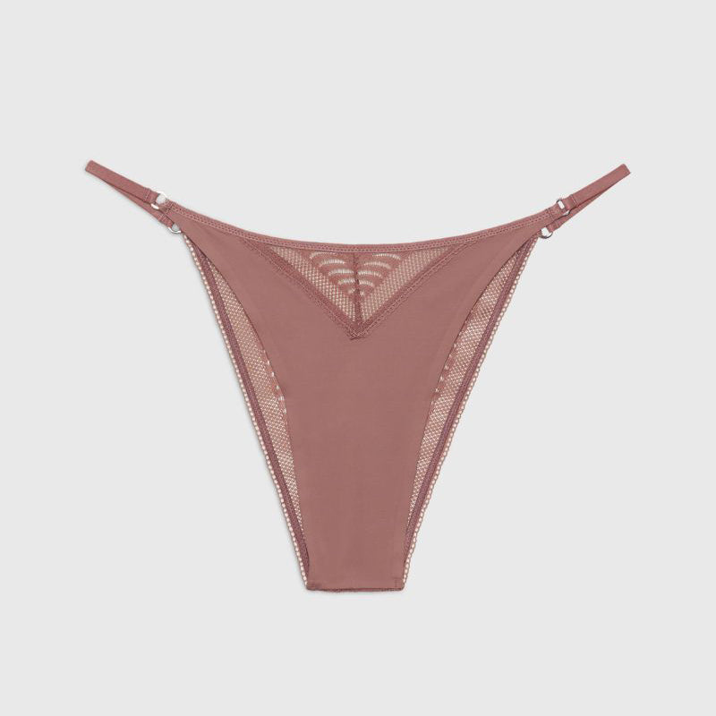 High Leg Tanga - Rose