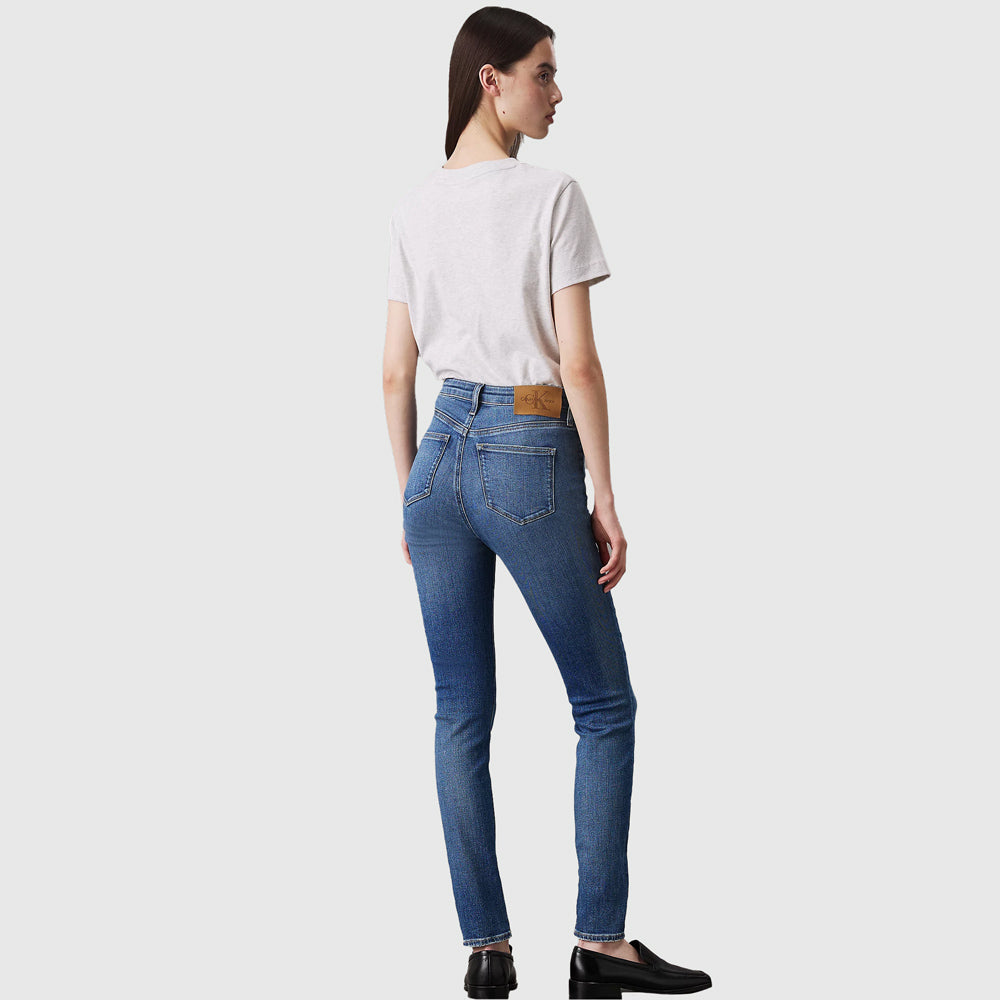 High Rise Skinny Jeans - Denim Dark