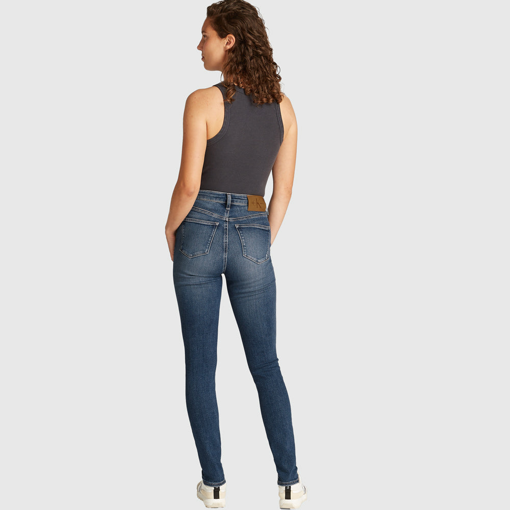 High Rise Skinny Jeans - Denim Medium