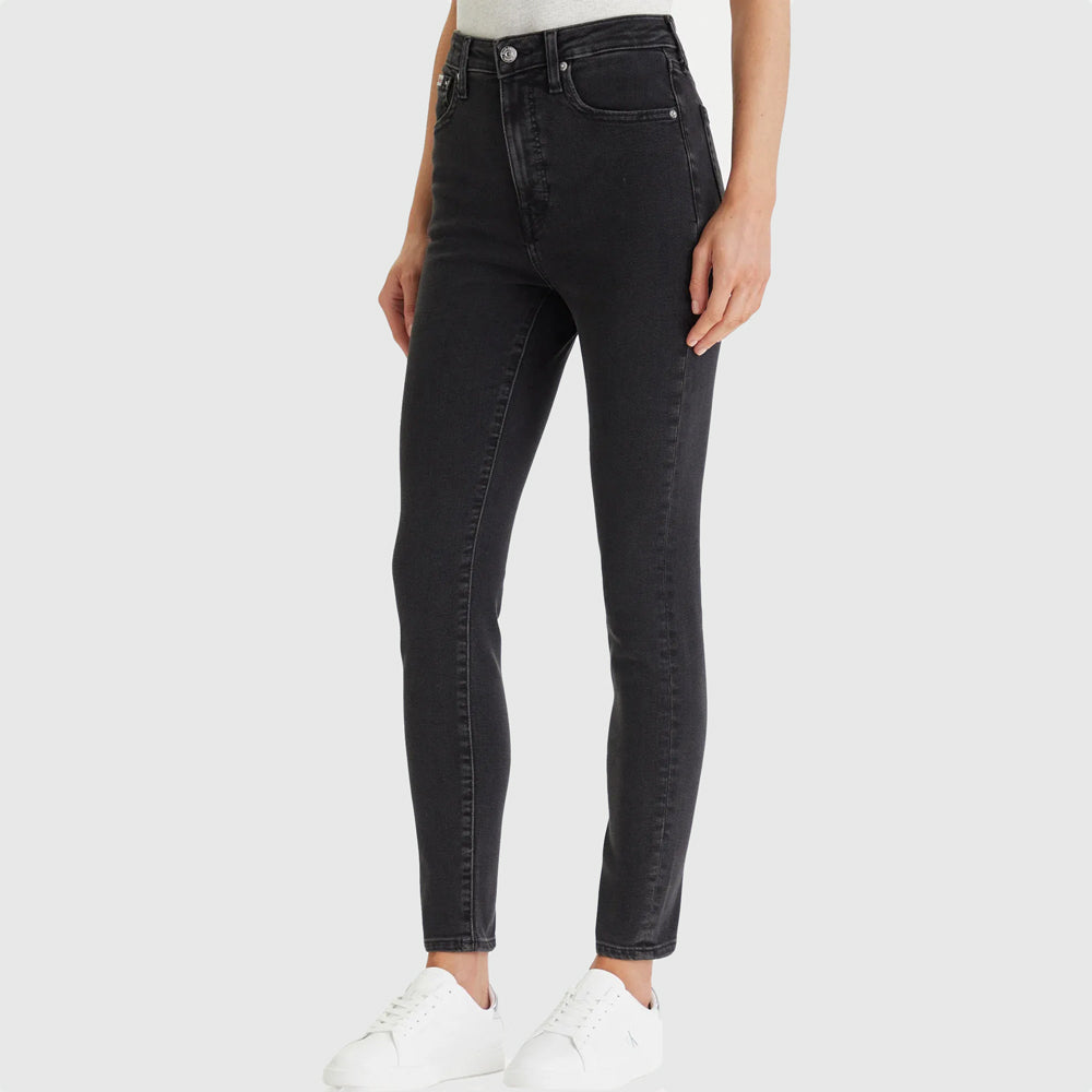 Calvin Klein High Rise Skinny Jean - Denim Black |ThirdBaseUrban