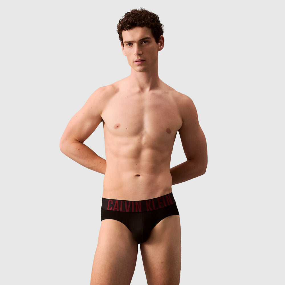 3Pack Hip Briefs - Black Multi