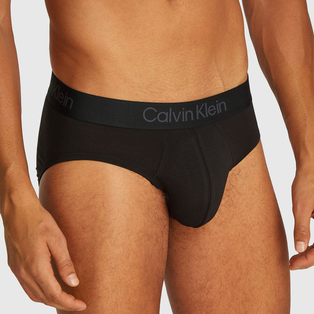 3 Pack Hip Brief - Black