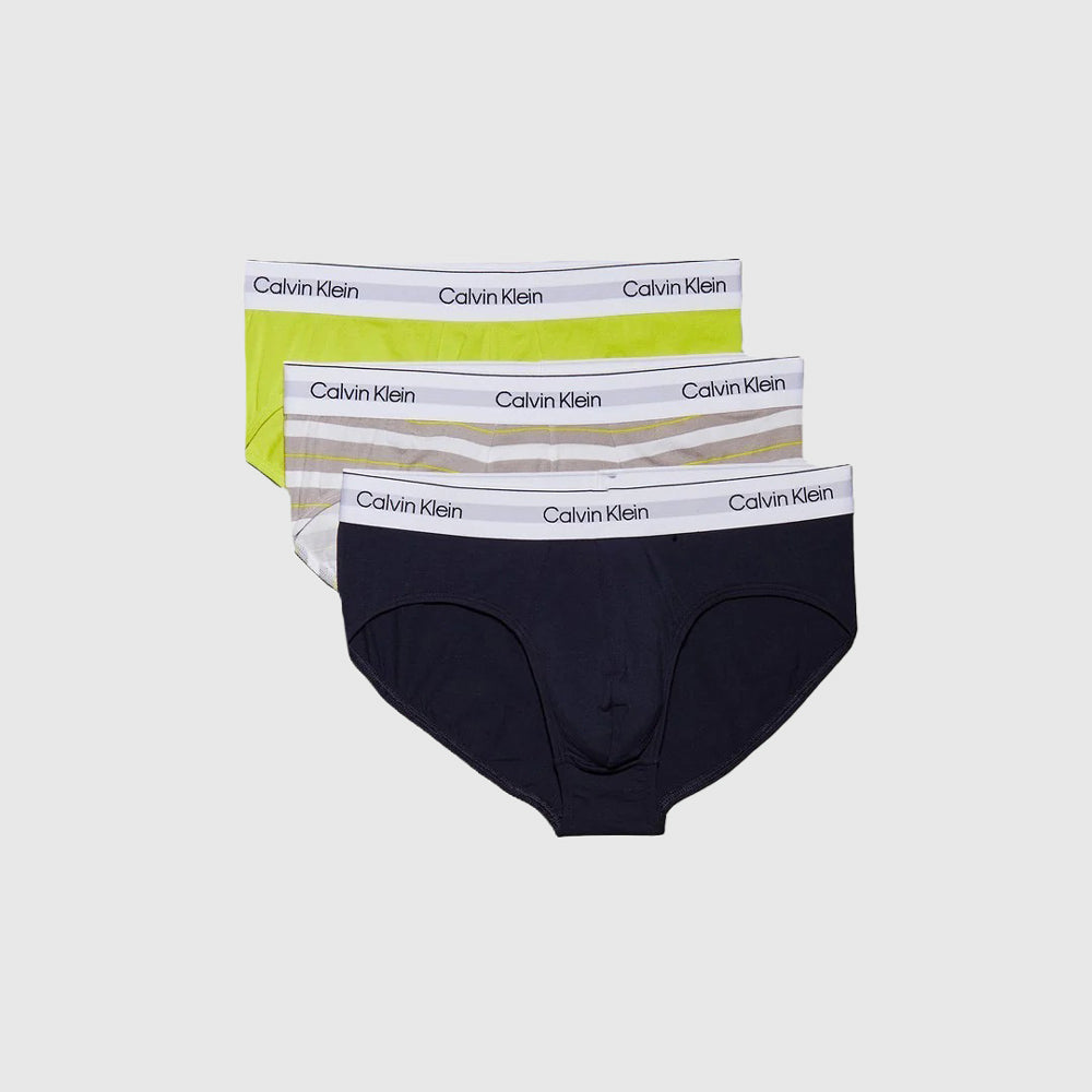 Calvin Klein 3 Pack Hip Brief - Multi |ThirdBaseUrban