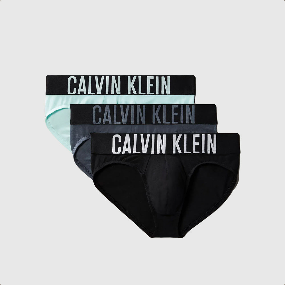 Calvin Klein 3 Pack Hip Brief - Black Multi |ThirdBaseUrban