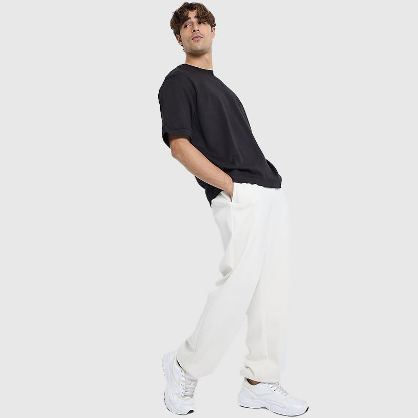 Interlock Sweatpants - Cream