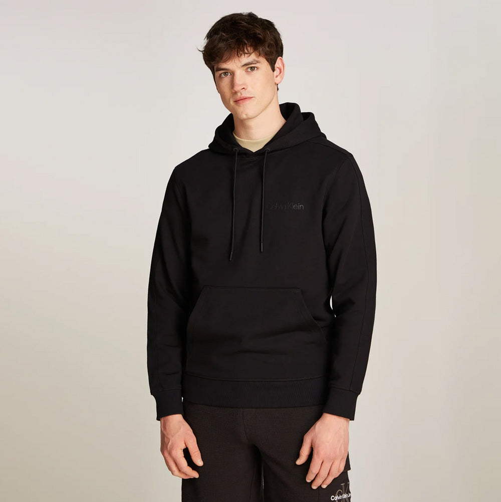 Calvin Klein Institutional Hoodie Black |ThirdBaseUrban