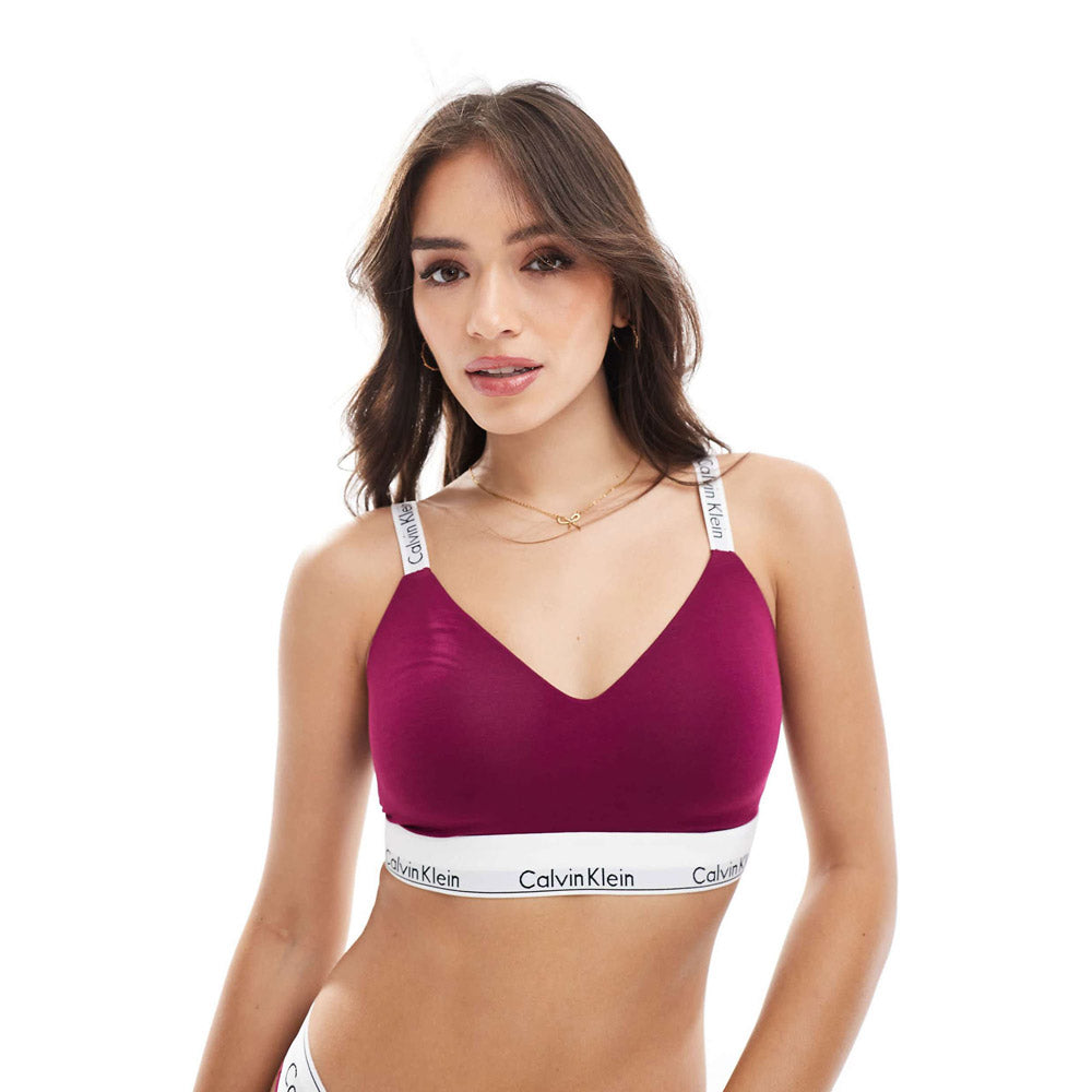 Lined Bralette - Purple