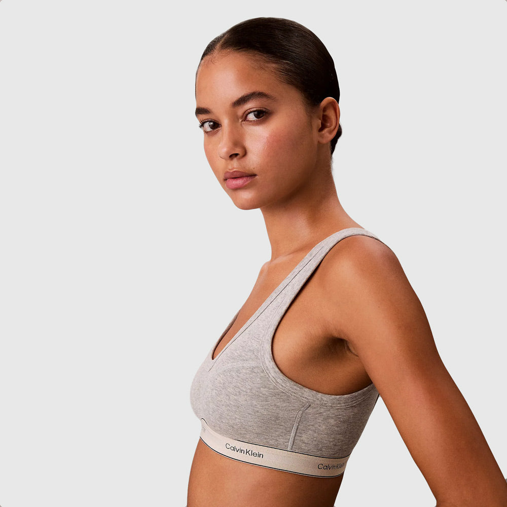 Traingle Bralette - Grey Heather