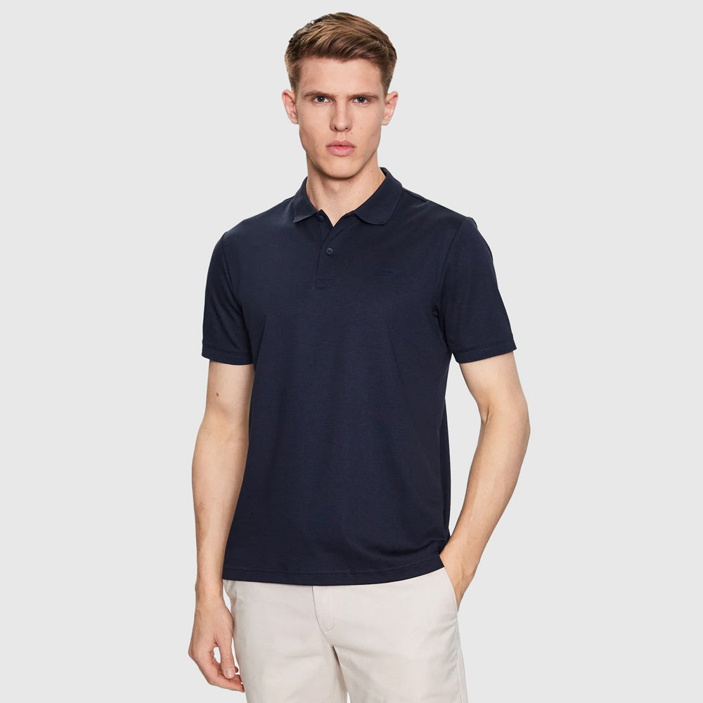 Calvin Klein Liquid Touch Slim Golfer - Navy |ThirdBaseUrban