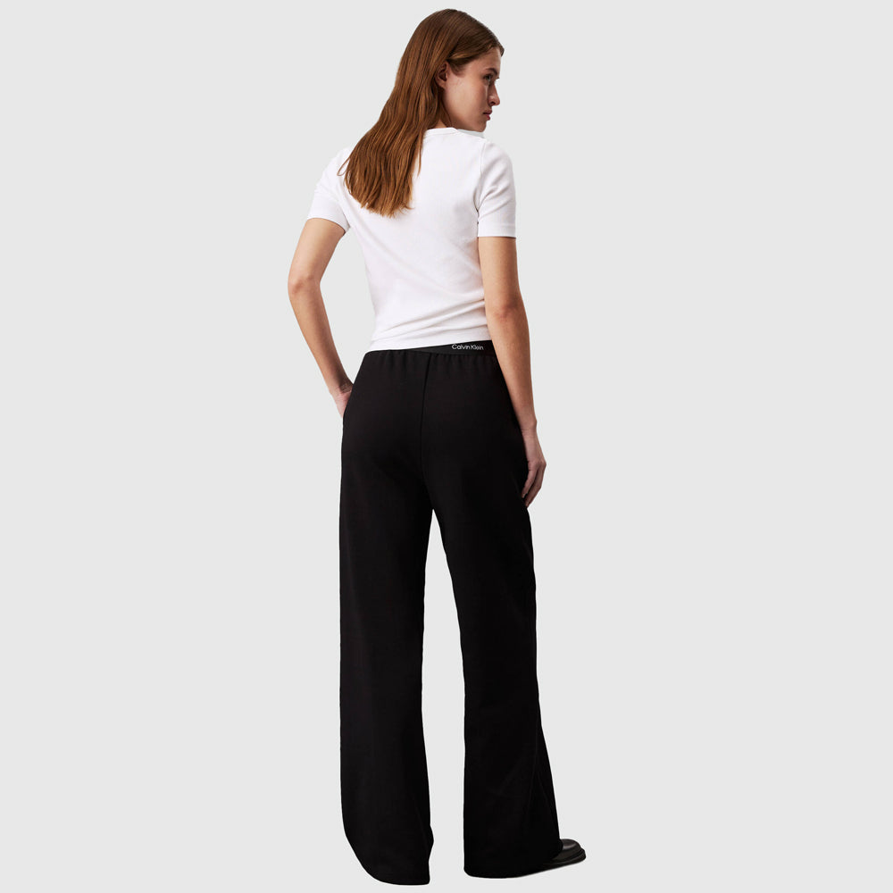 Logo Elastic Pants - Black