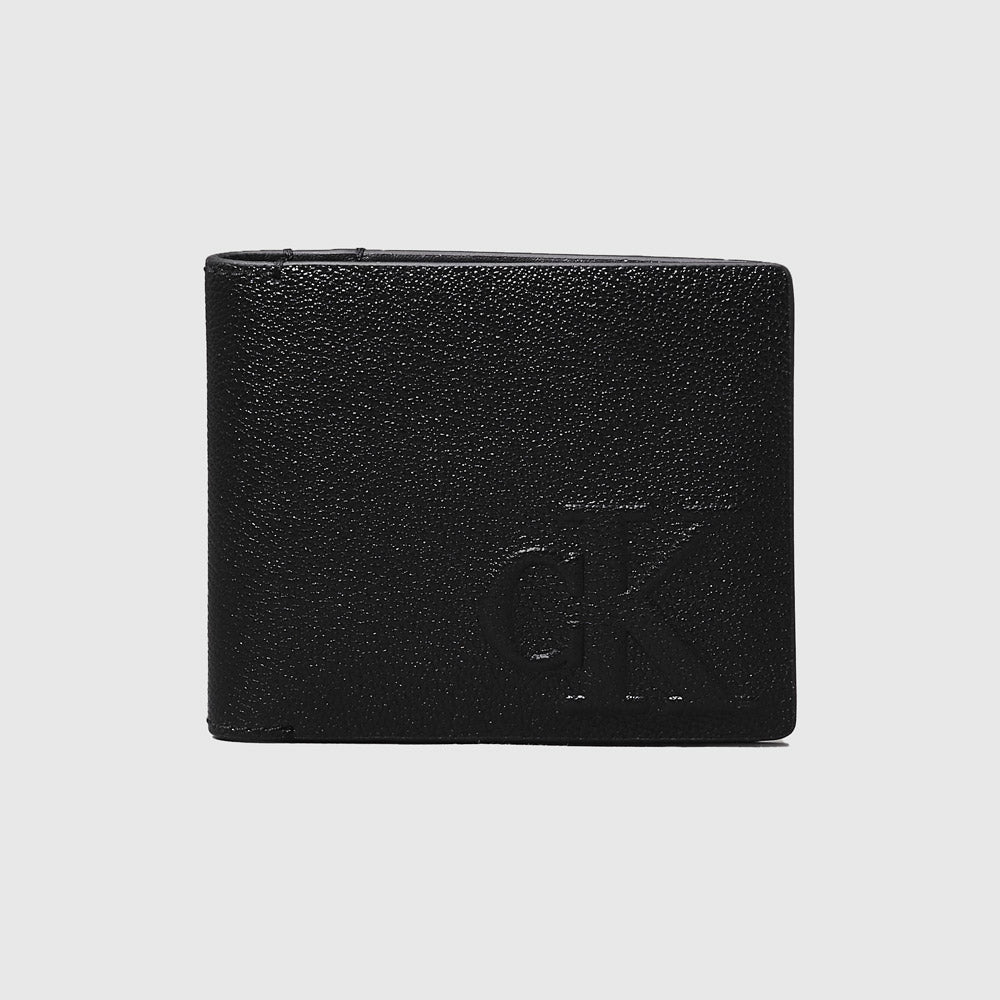 Calvin Klein Emboss Bifold Wallet - Black |ThirdBaseUrban