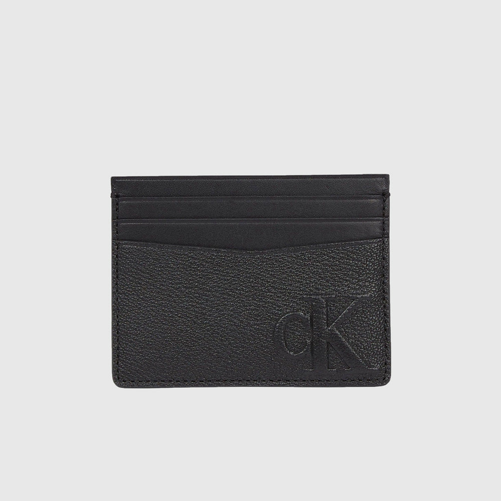 Calvin Klein Embossed Cardcase - Black |ThirdBaseUrban