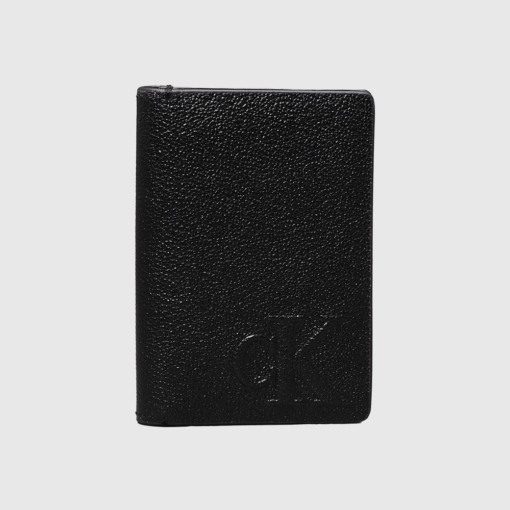 Calvin Klein Emboss Compact Bifold Wallet - Black |ThirdBaseUrban