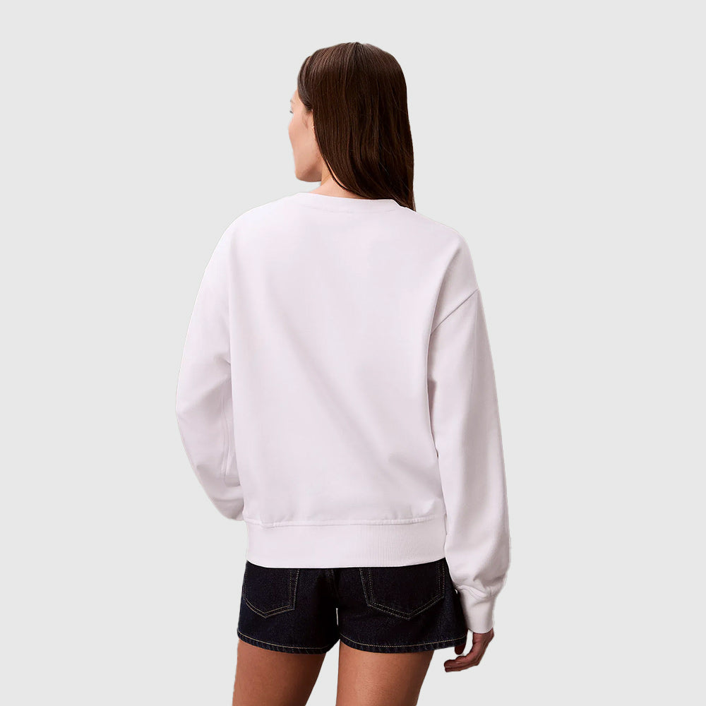 Varsity Logo Sweatshirt - White