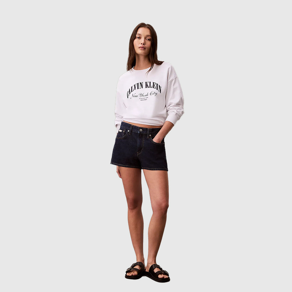 Varsity Logo Sweatshirt - White