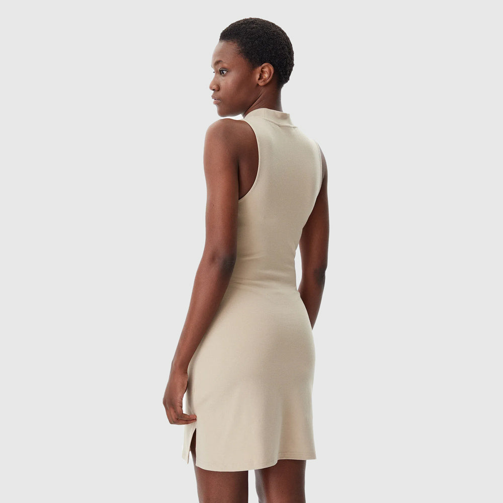 Logo Milano Dress - Brown