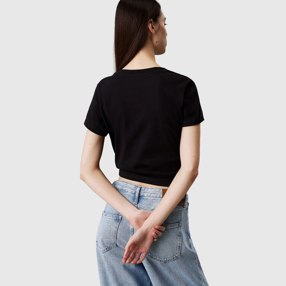 Logo Neckline T-Shirt - Black