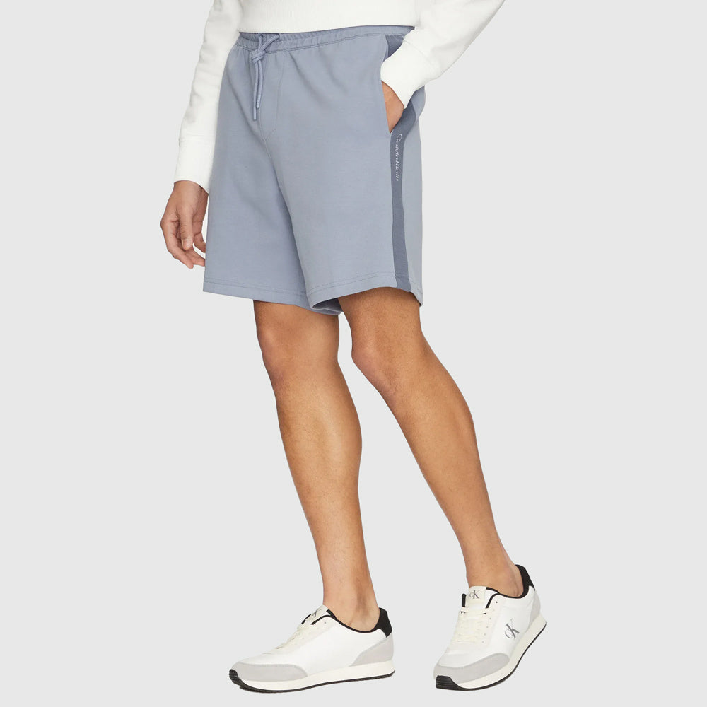 Calvin Klein Logo Tape Short - Blue |ThirdBaseUrban