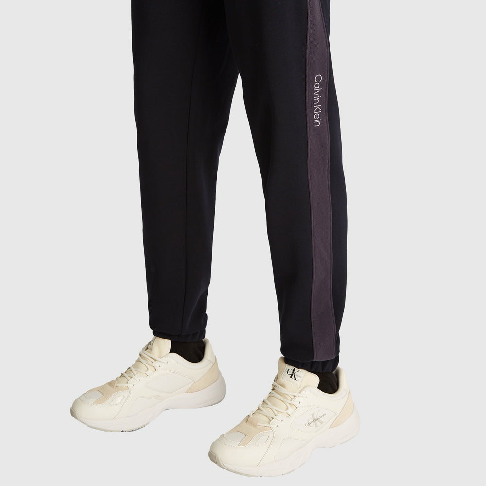 Logo Tape Sweatpants - Black