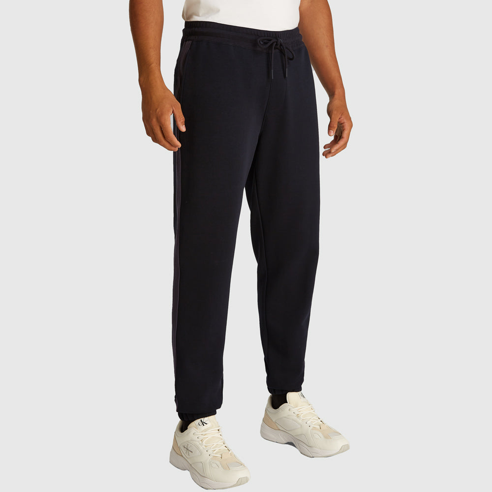 Calvin Klein Logo Tape Sweatpants - Black |ThirdBaseUrban
