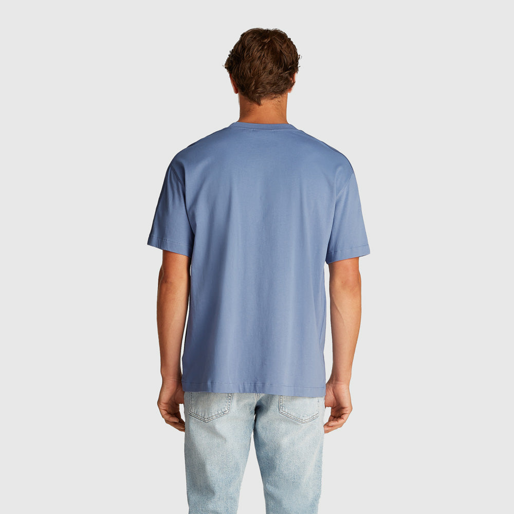 Logo Tape T-Shirt - Blue