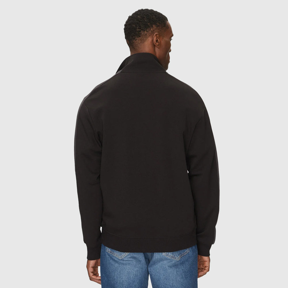 Logo Tape Zip Jacket - Black