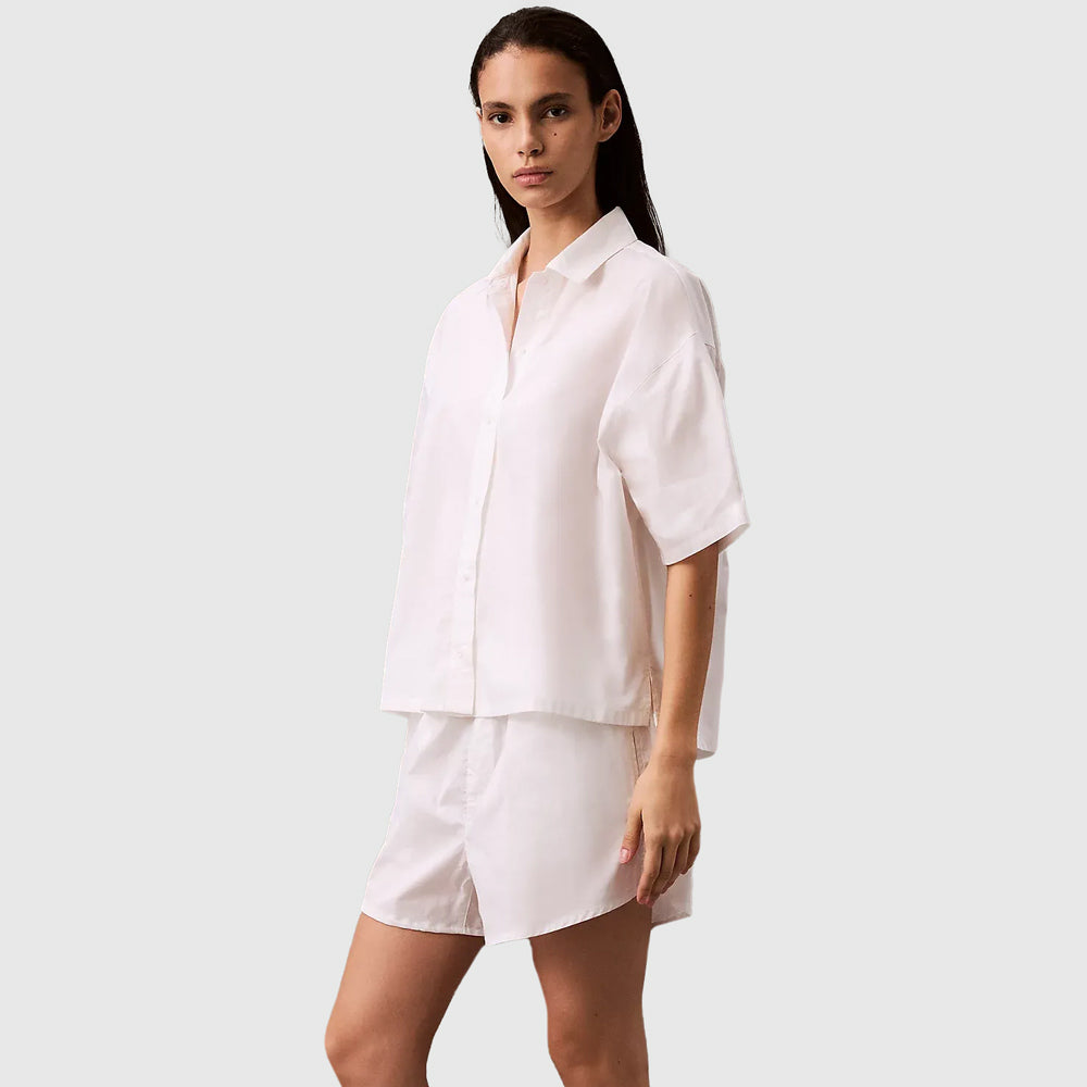 Poplin Short - White