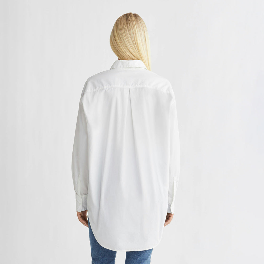 Cotton Utility Shirt - White