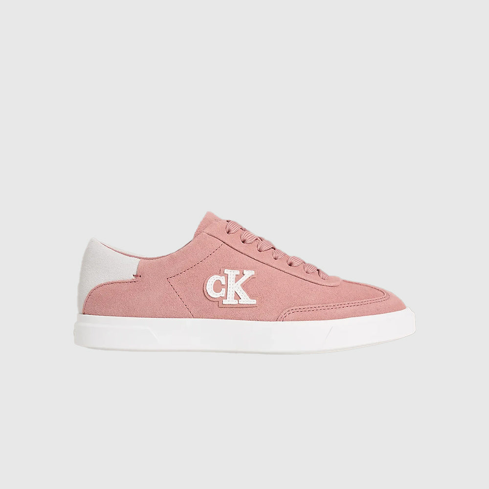 Suede Signature Logo Sneaker - White Multi