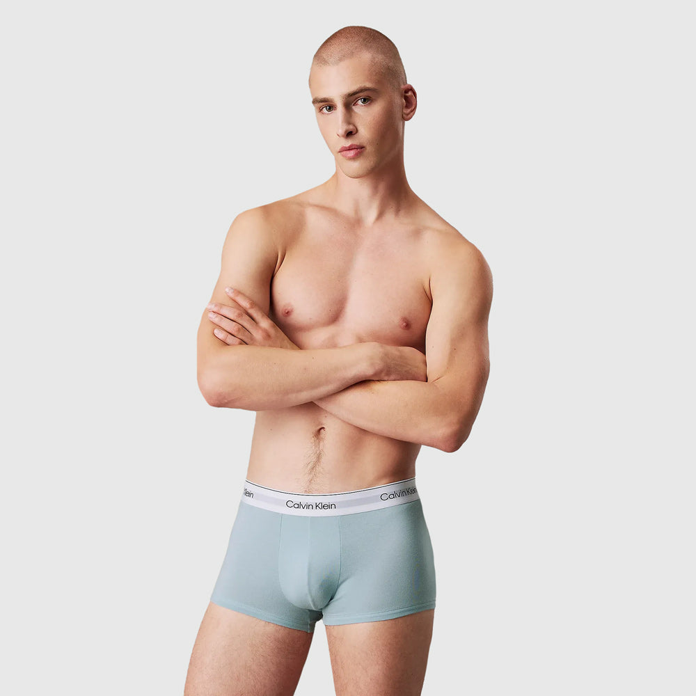 Calvin Klein 3 Pack Low Rise Trunk - Blue Multi |ThirdBaseUrban